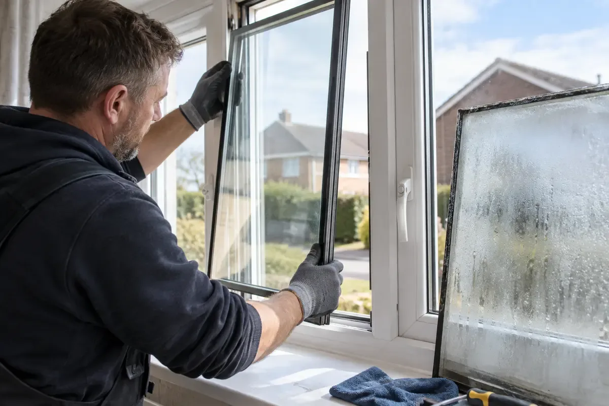 Sealed Unit Replacement by a professional glazing installer