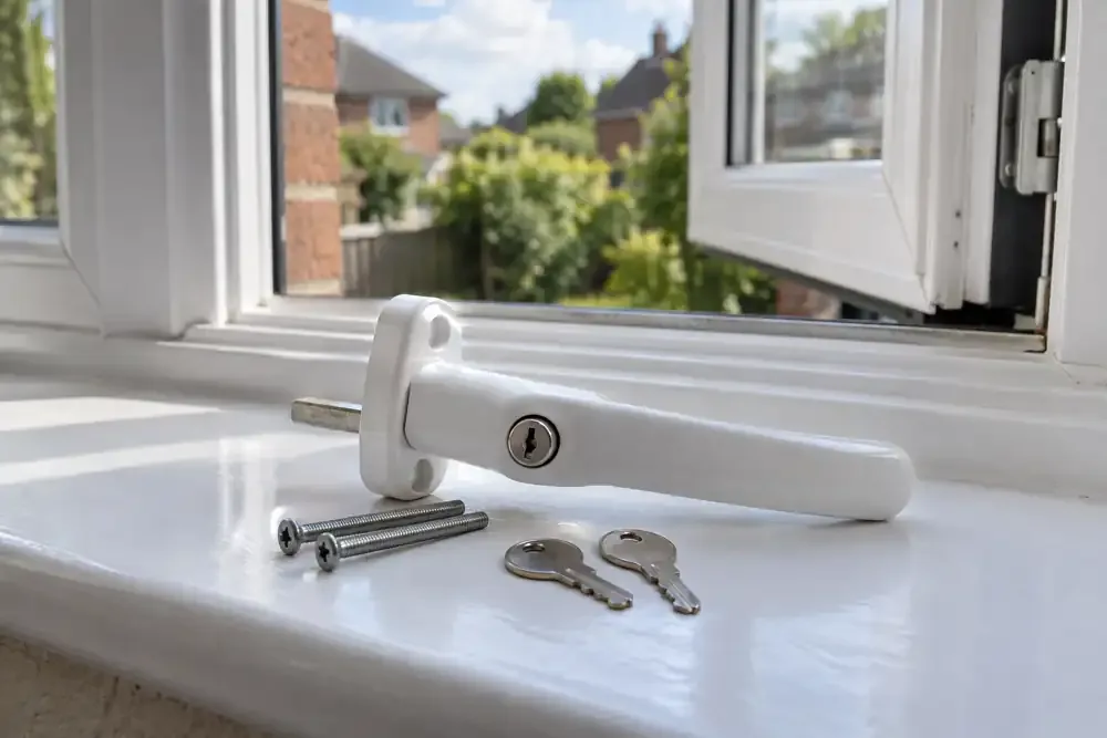 Window Lock Replacement by a professional glazing installer